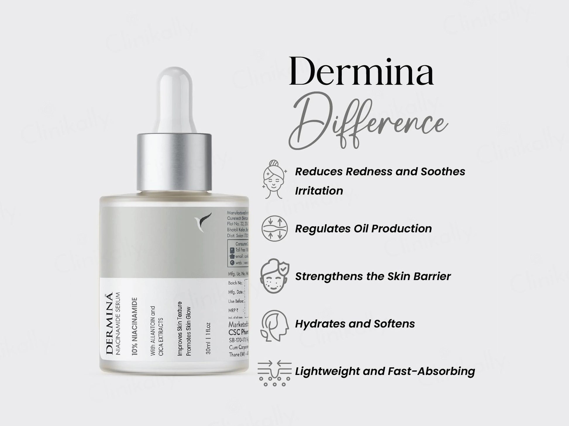 Dermina 10 Percent Niacinamide Face Serum
