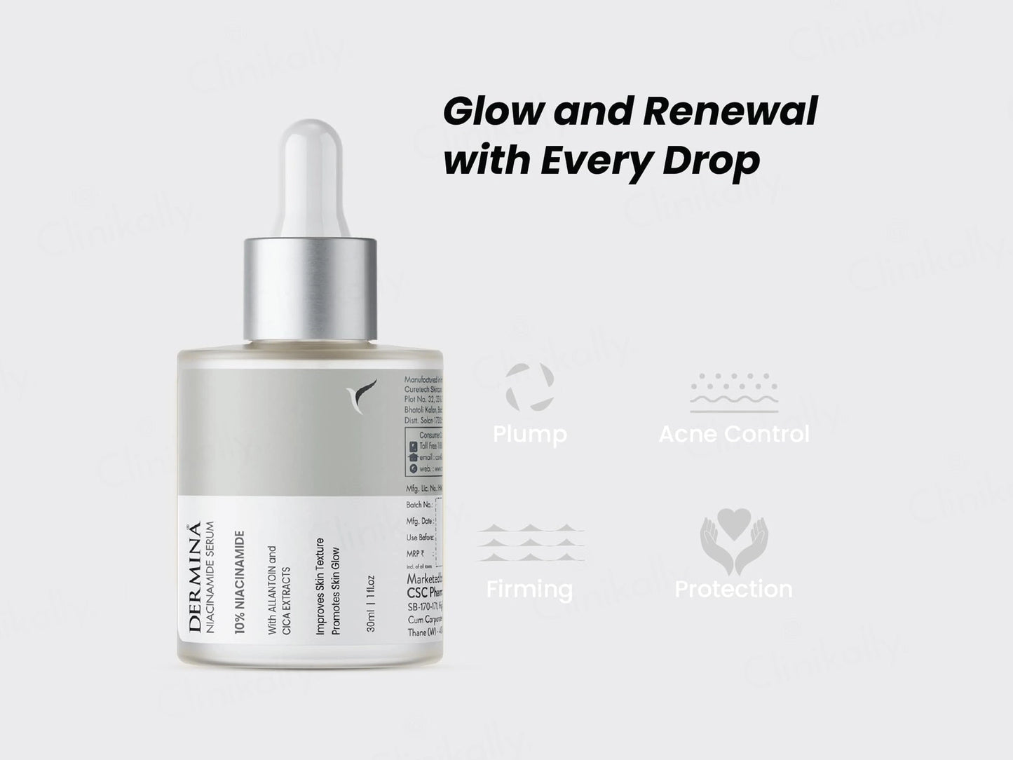 Dermina 10 Percent Niacinamide Face Serum