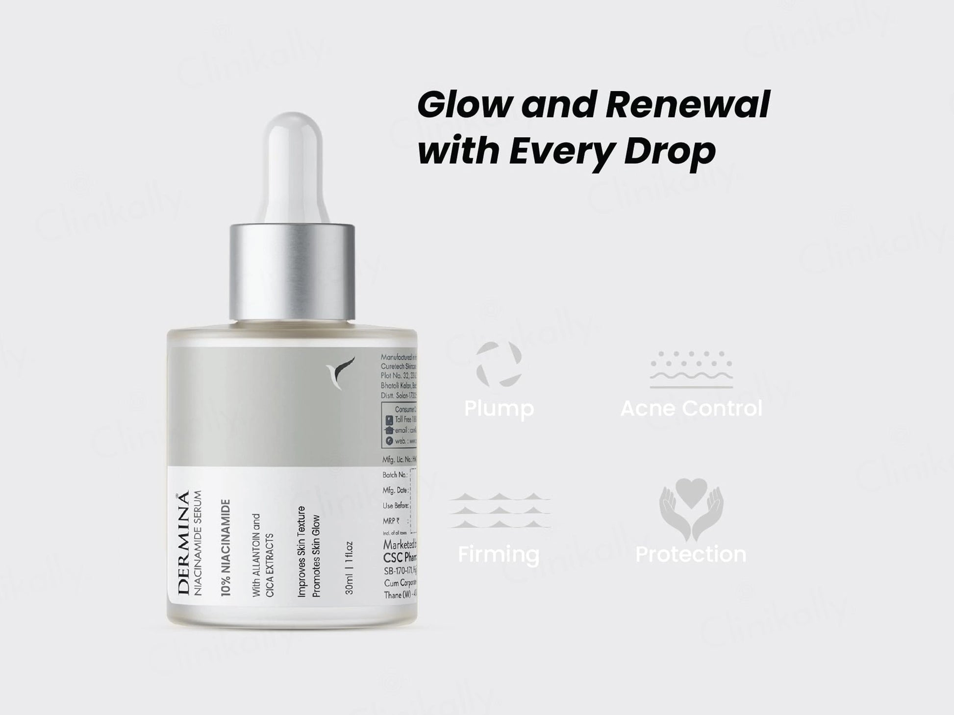 Dermina 10 Percent Niacinamide Face Serum