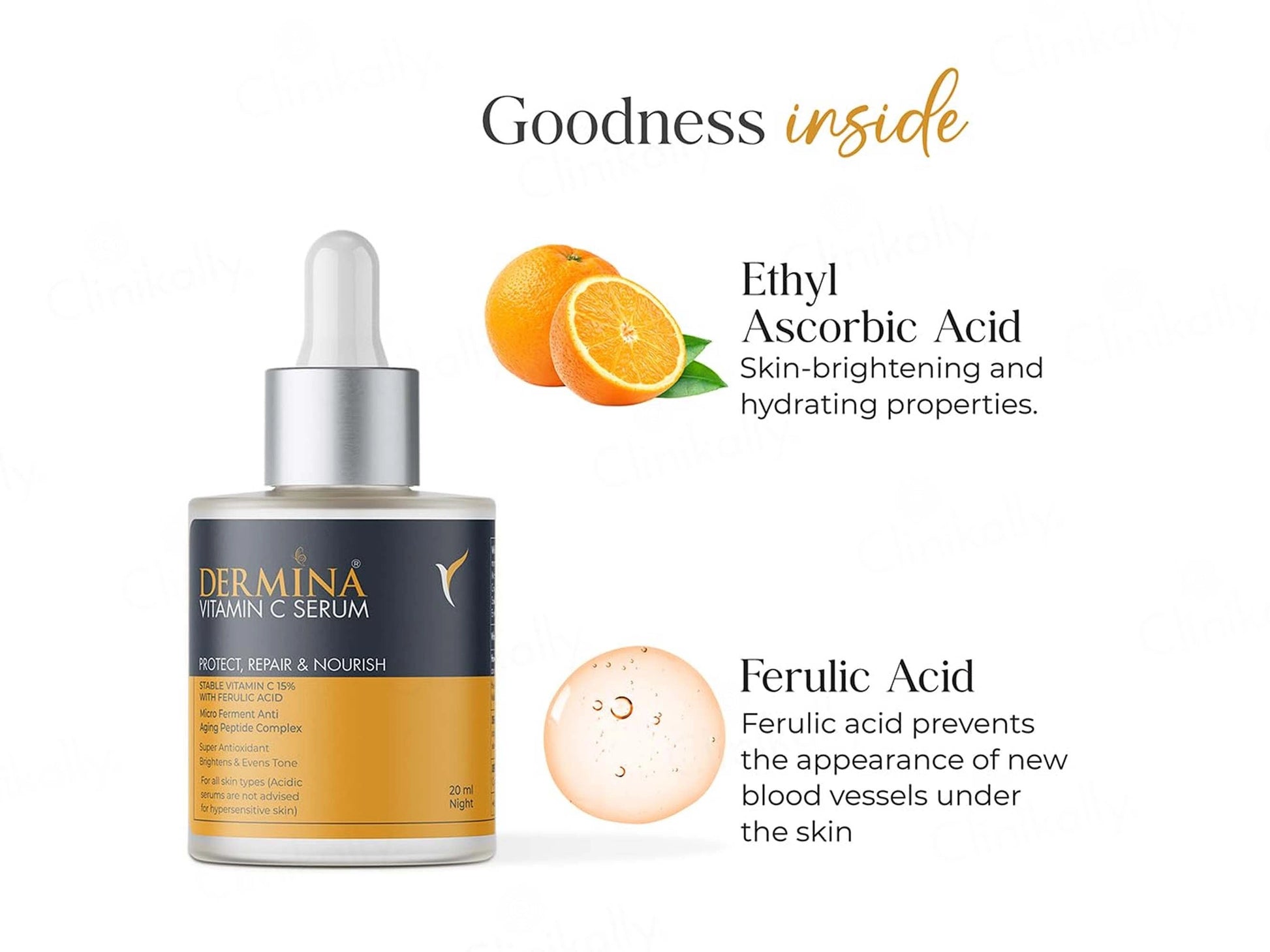Dermina 15 Percent Vitamin C Face Serum