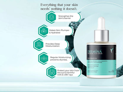 Dermina 3D Hydration Hyaluronic Acid Face Serum