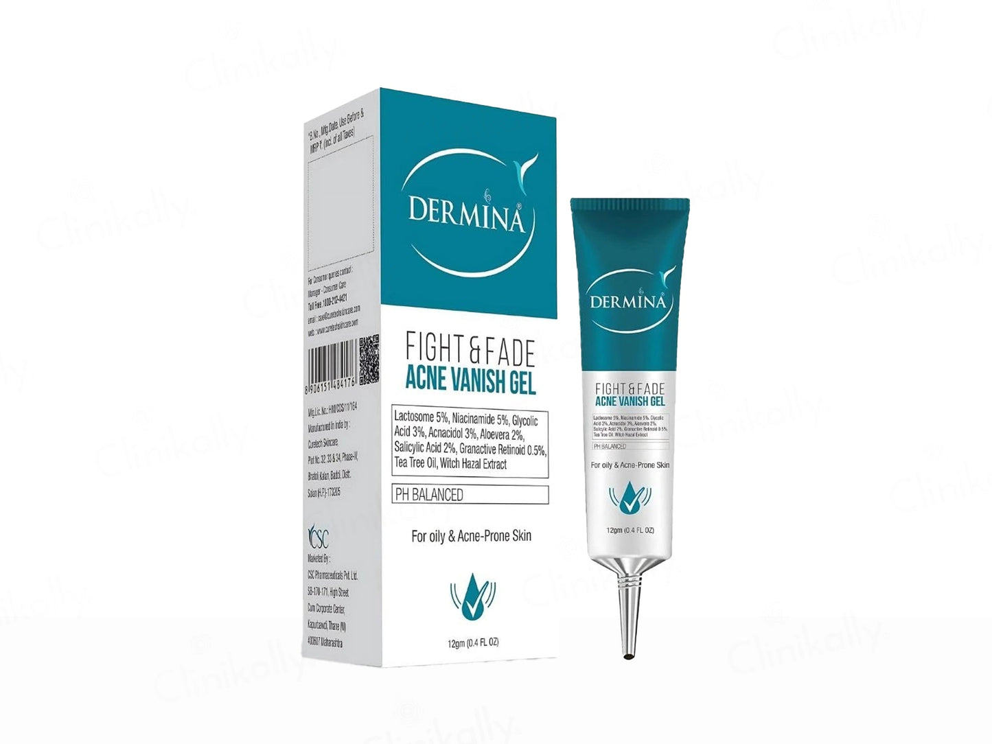 Dermina Fight and  Fade Acne Vanish Gel