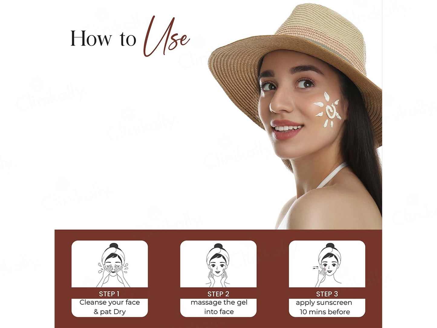 Dermina Silicone Sunscreen Gel SPF 50 PA