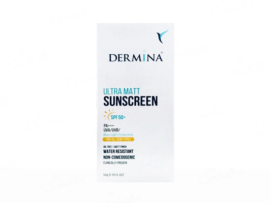 Dermina Ultra Matt Sunscreen SPF 50 PA