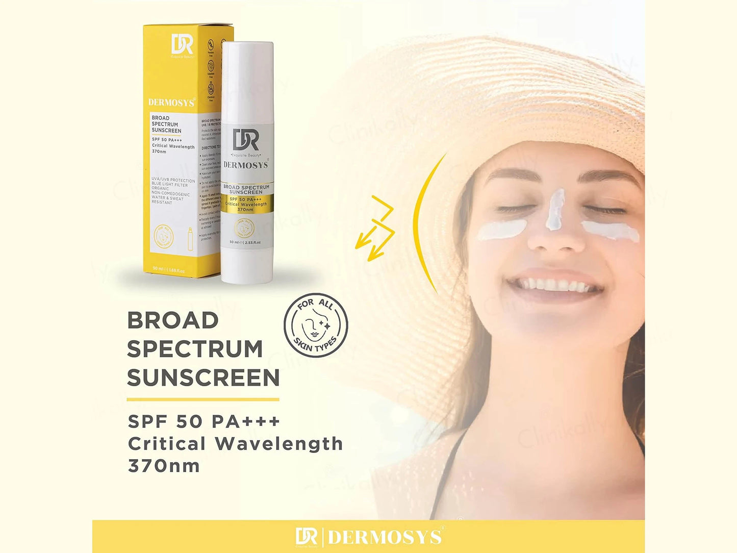 Dermosys Broad Spectrum Sunscreen SPF 50 PA