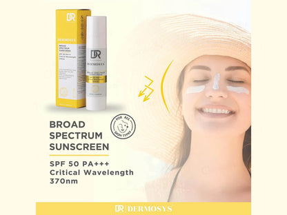 Dermosys Broad Spectrum Sunscreen SPF 50 PA