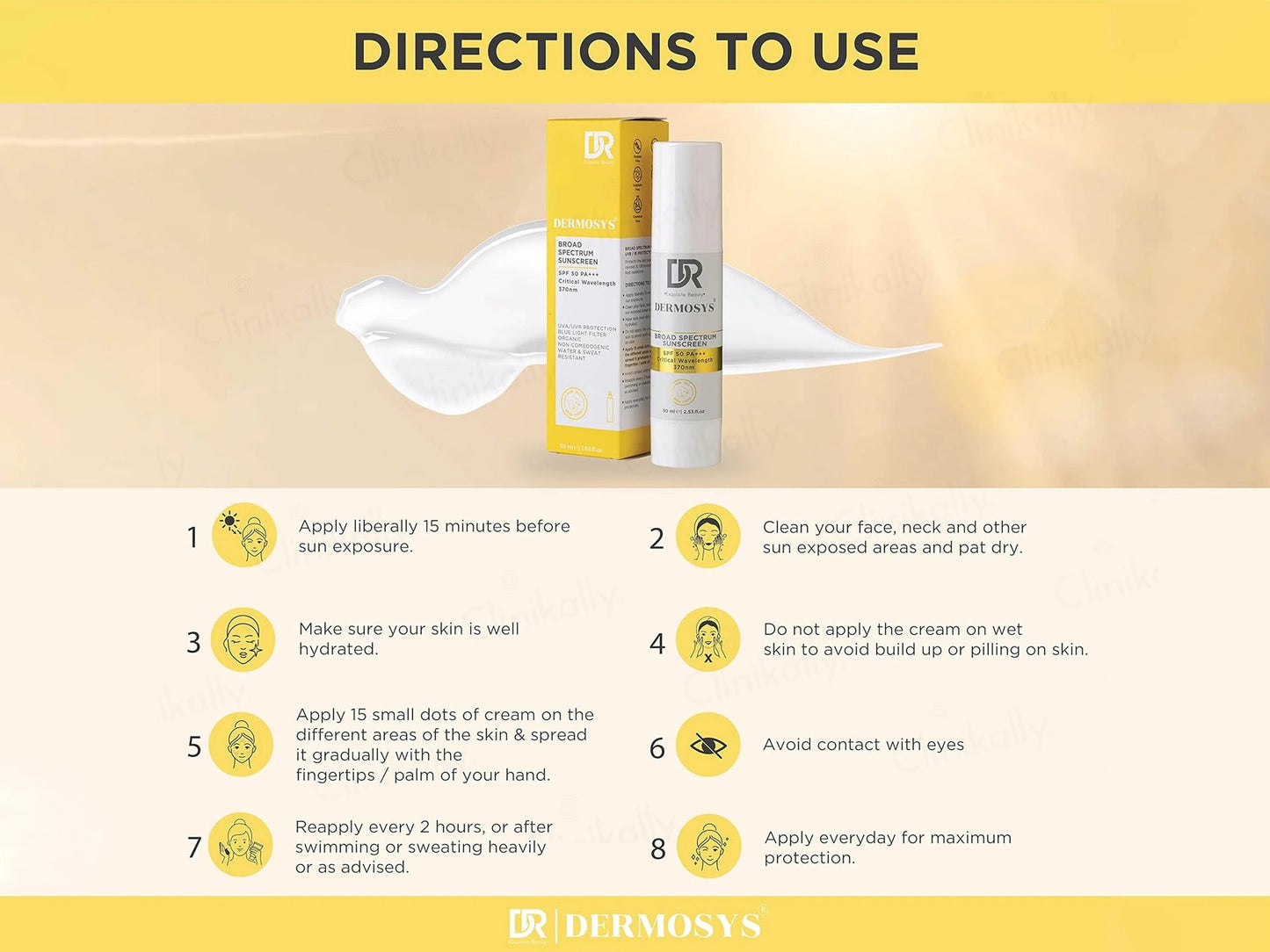 Dermosys Broad Spectrum Sunscreen SPF 50 PA