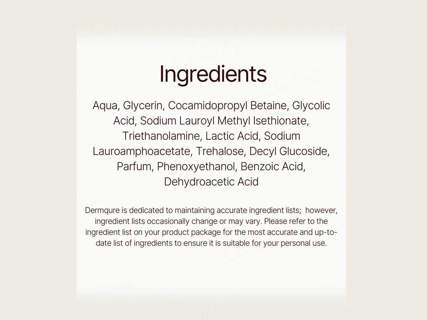 Dermqure G7 Glycolic Acid Skin Cleanser