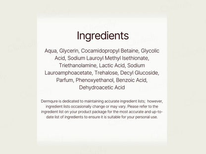 Dermqure G7 Glycolic Acid Skin Cleanser