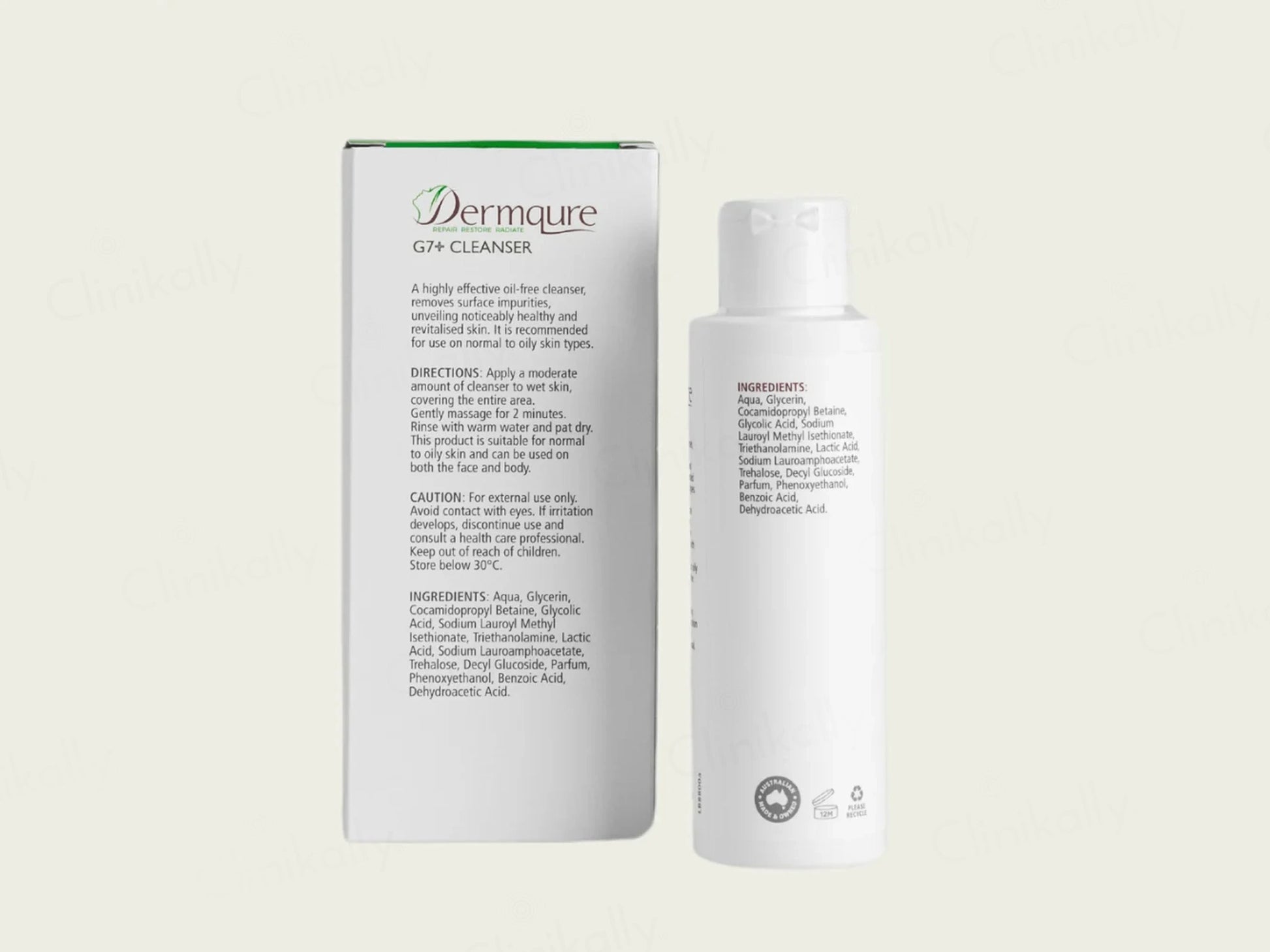 Dermqure G7 Glycolic Acid Skin Cleanser