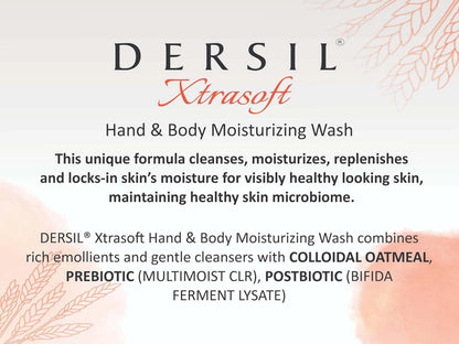 Dersil Xtrasoft Hand and  Body Moisturizing Wash