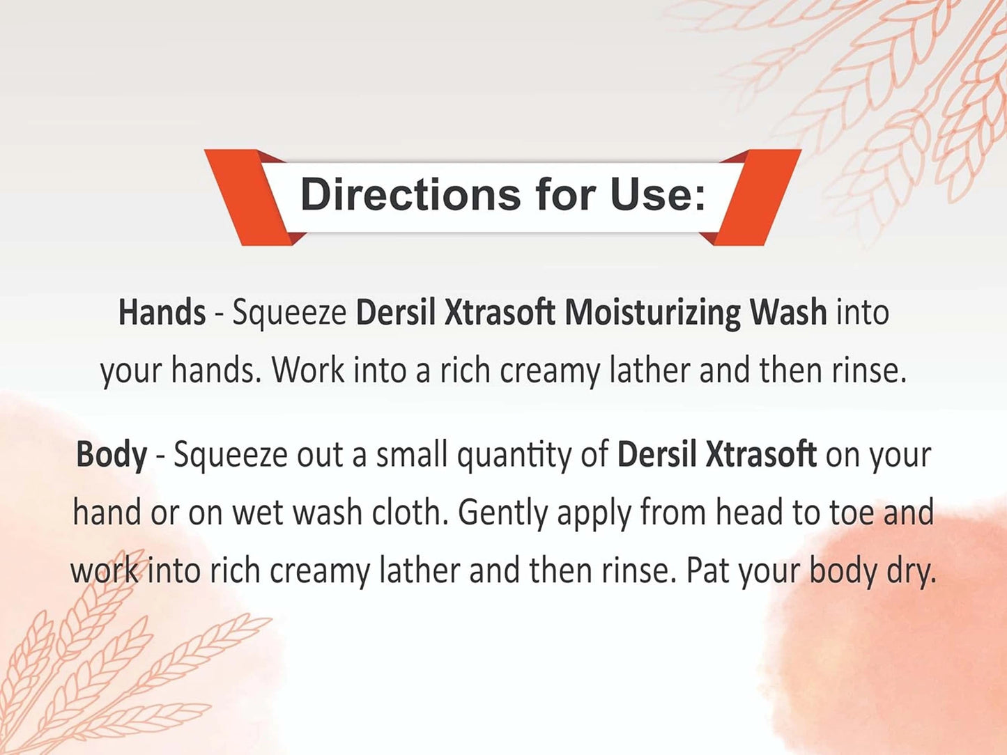 Dersil Xtrasoft Hand and  Body Moisturizing Wash