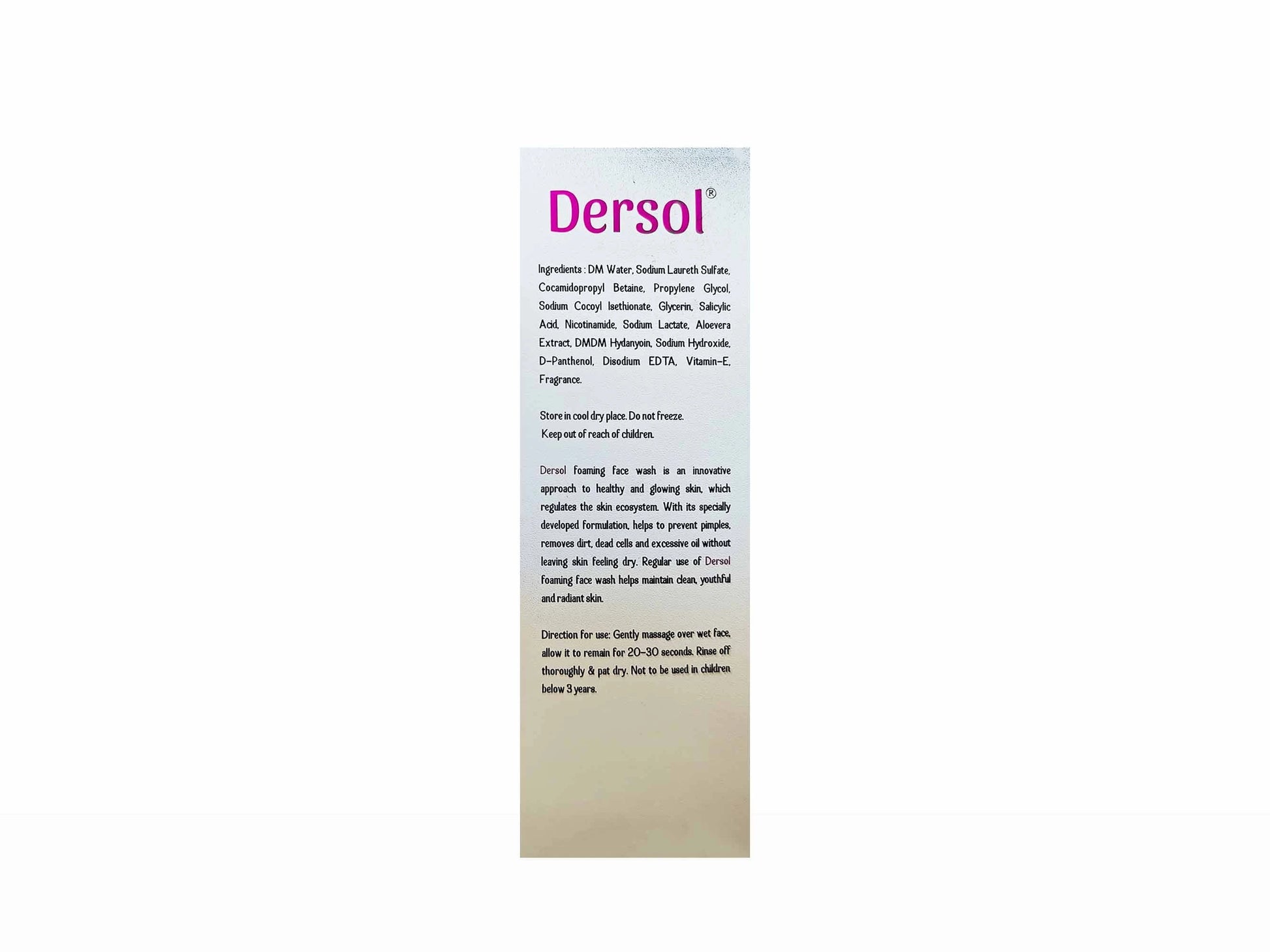 Dersol Face Wash