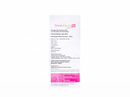 Dewderm AD Anti-Dryness Lotion