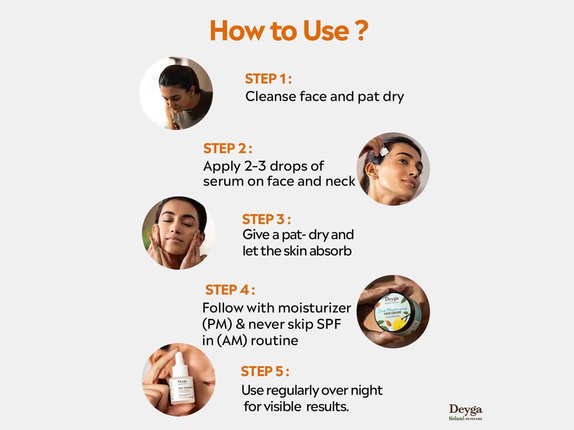 Deyga 10 Percent Vitamin C Face Serum