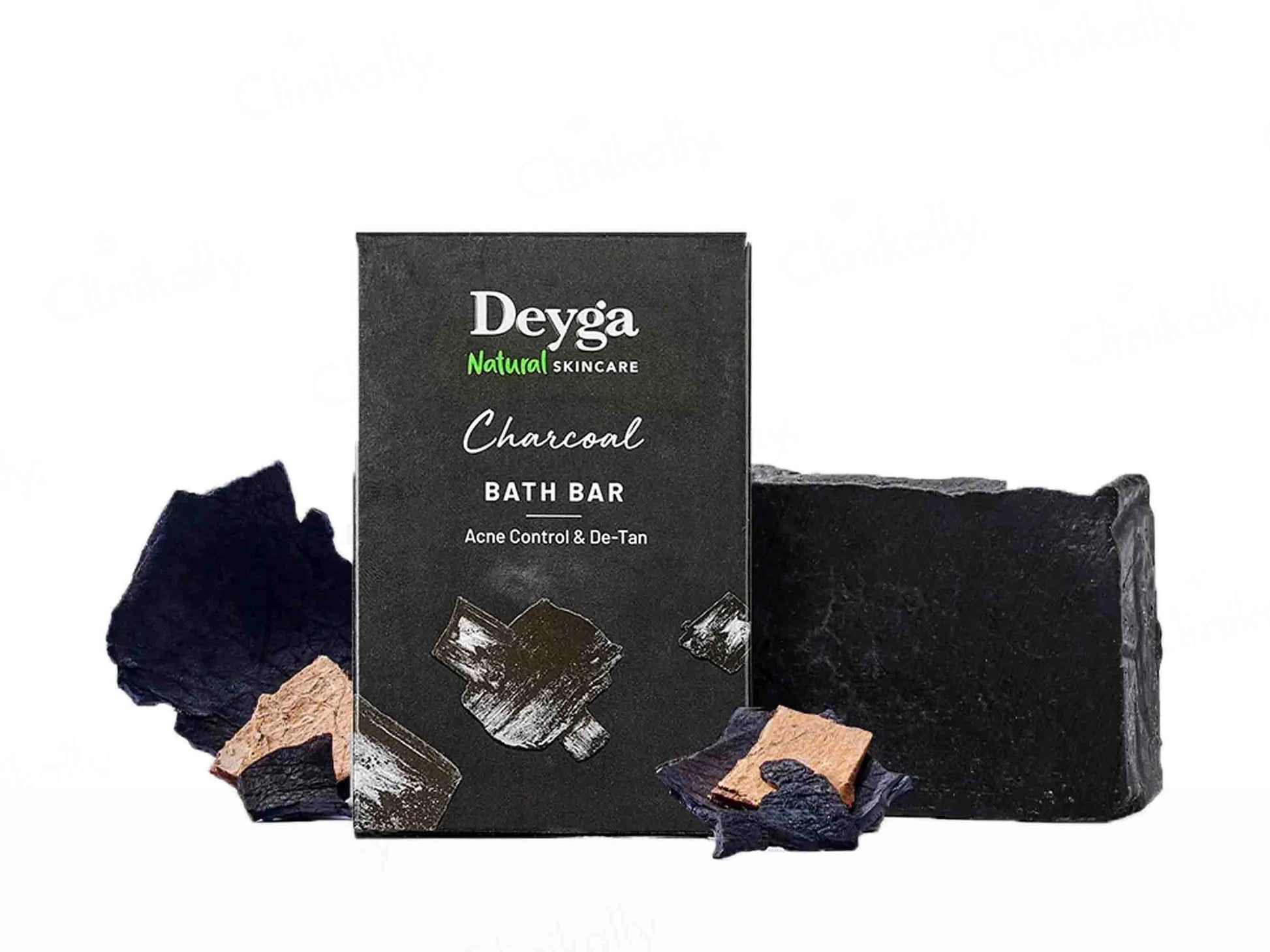 Deyga Charcoal Bath Bar For Acne Control and  De-Tan