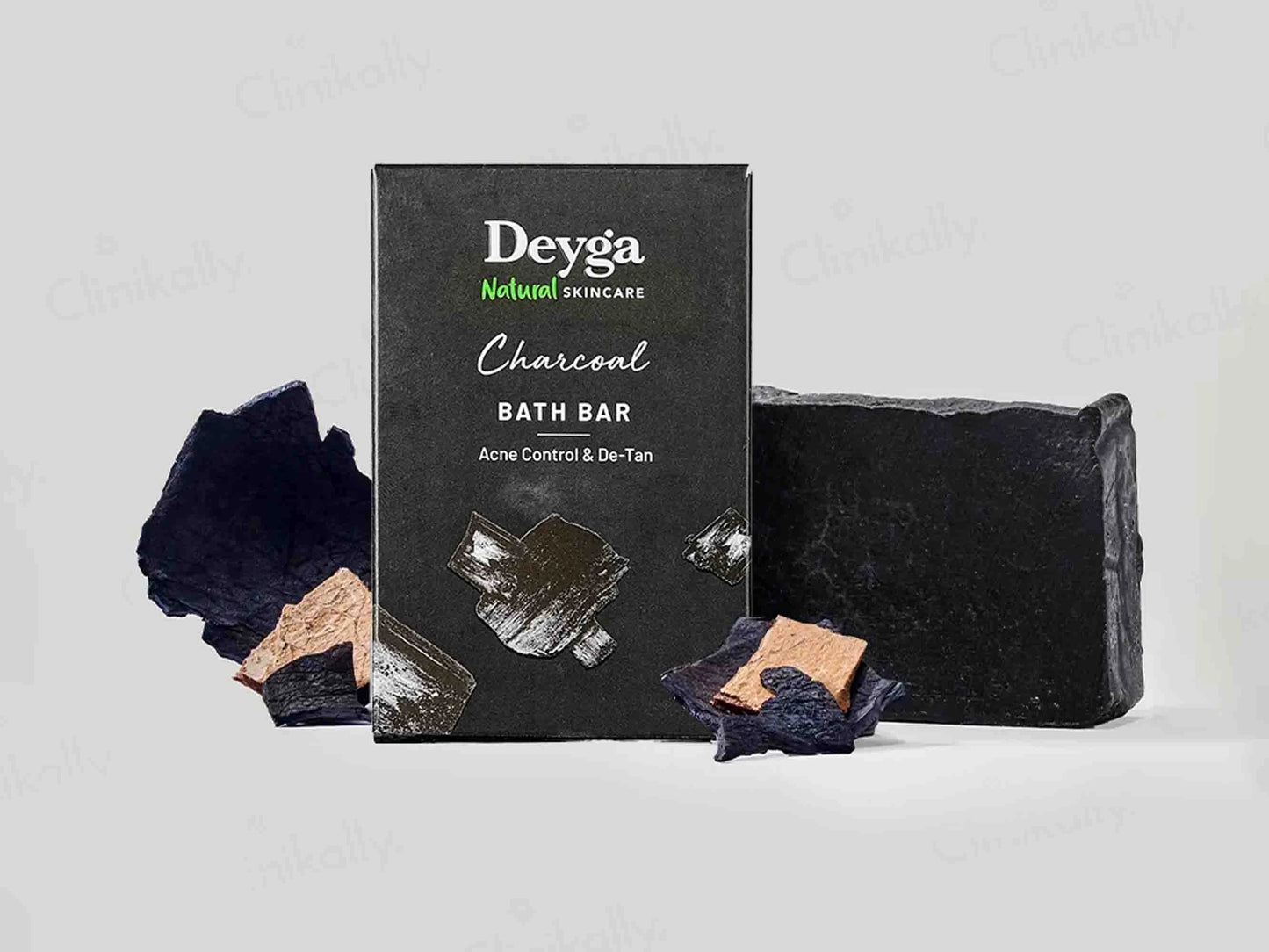 Deyga Charcoal Bath Bar For Acne Control and  De-Tan