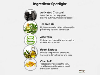Deyga Charcoal Face Wash
