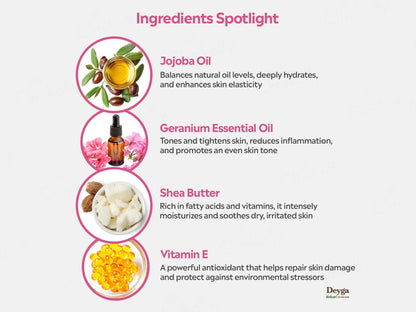 Deyga Rose and  Geranium Body Butter