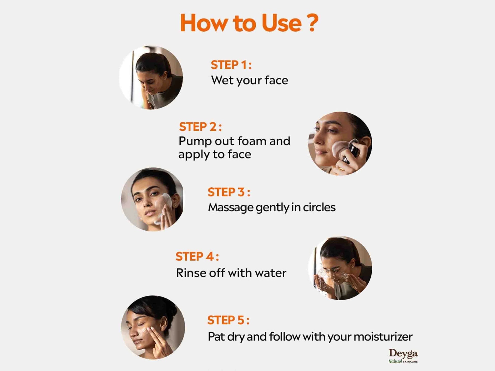Deyga Vitamin C Foaming Face Wash