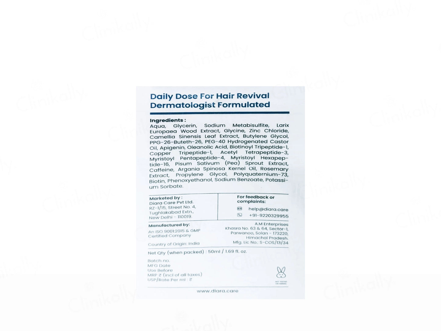 Diara Ronagen Penta-Peptide Hair Serum