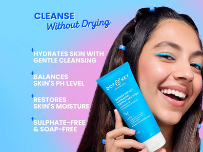 Dot and  Key Barrier Repair  Hydrating Gentle Face Wash