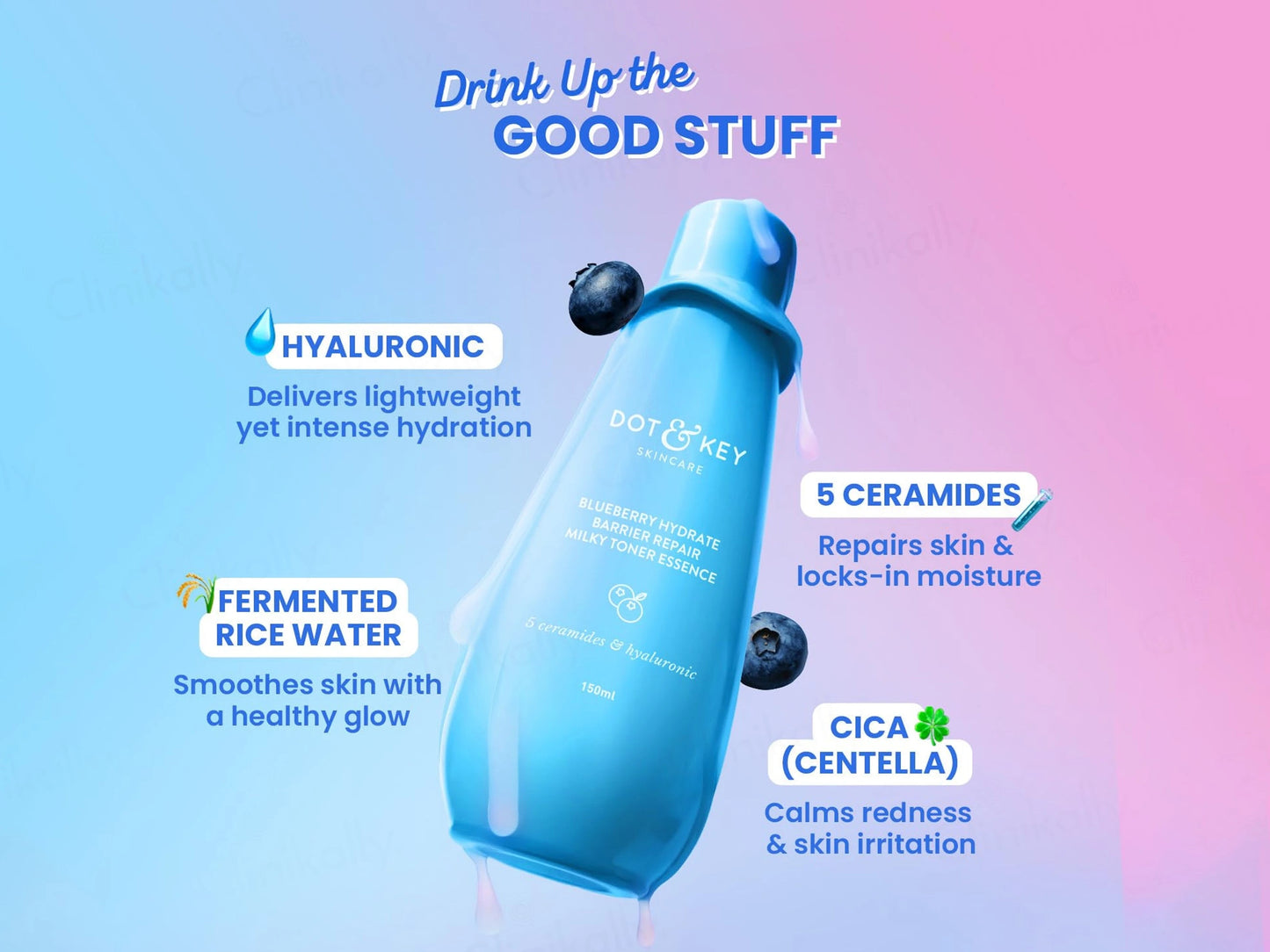 Dot and  Key Blueberry Hydrate Barrier Repair Toner