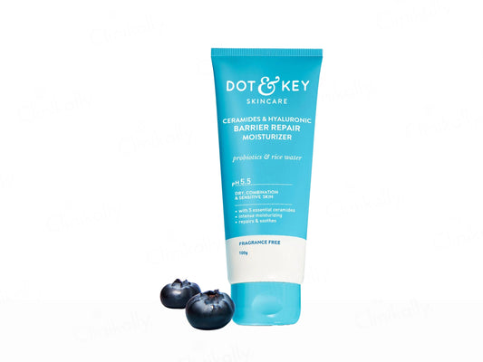 Dot and  Key Ceramides and  Hyaluronic Barrier Repair Moisturizer