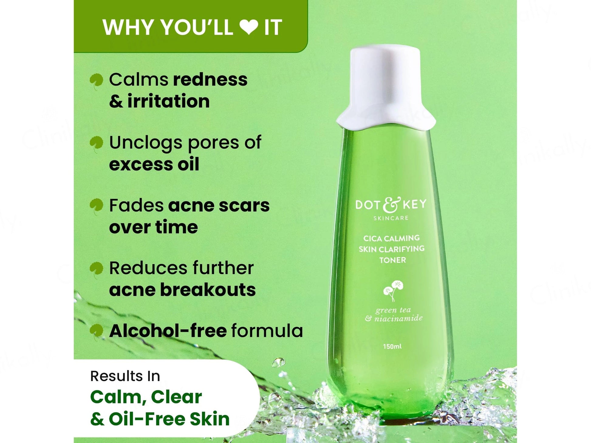 Dot and  Key Cica Calming Skin Clarifying Toner