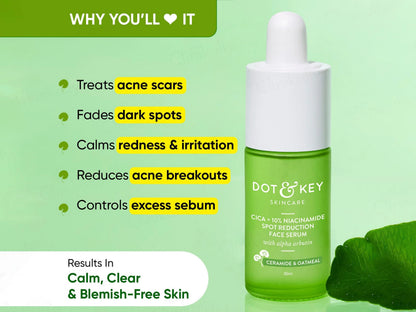 Dot and  Key Cica  10 Percent Niacinamide Spot Reduction Face Serum