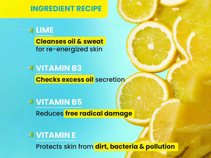 Dot and  Key Lime Rush Sports Face Wash
