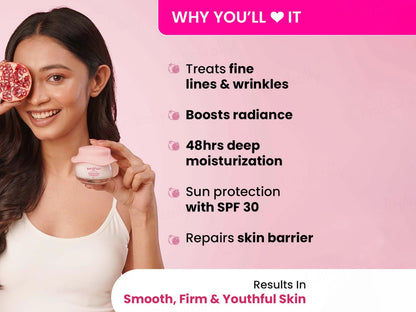 Dot and  Key Pomegranate and  Peptide Youth Restore Moisturizer SPF 30