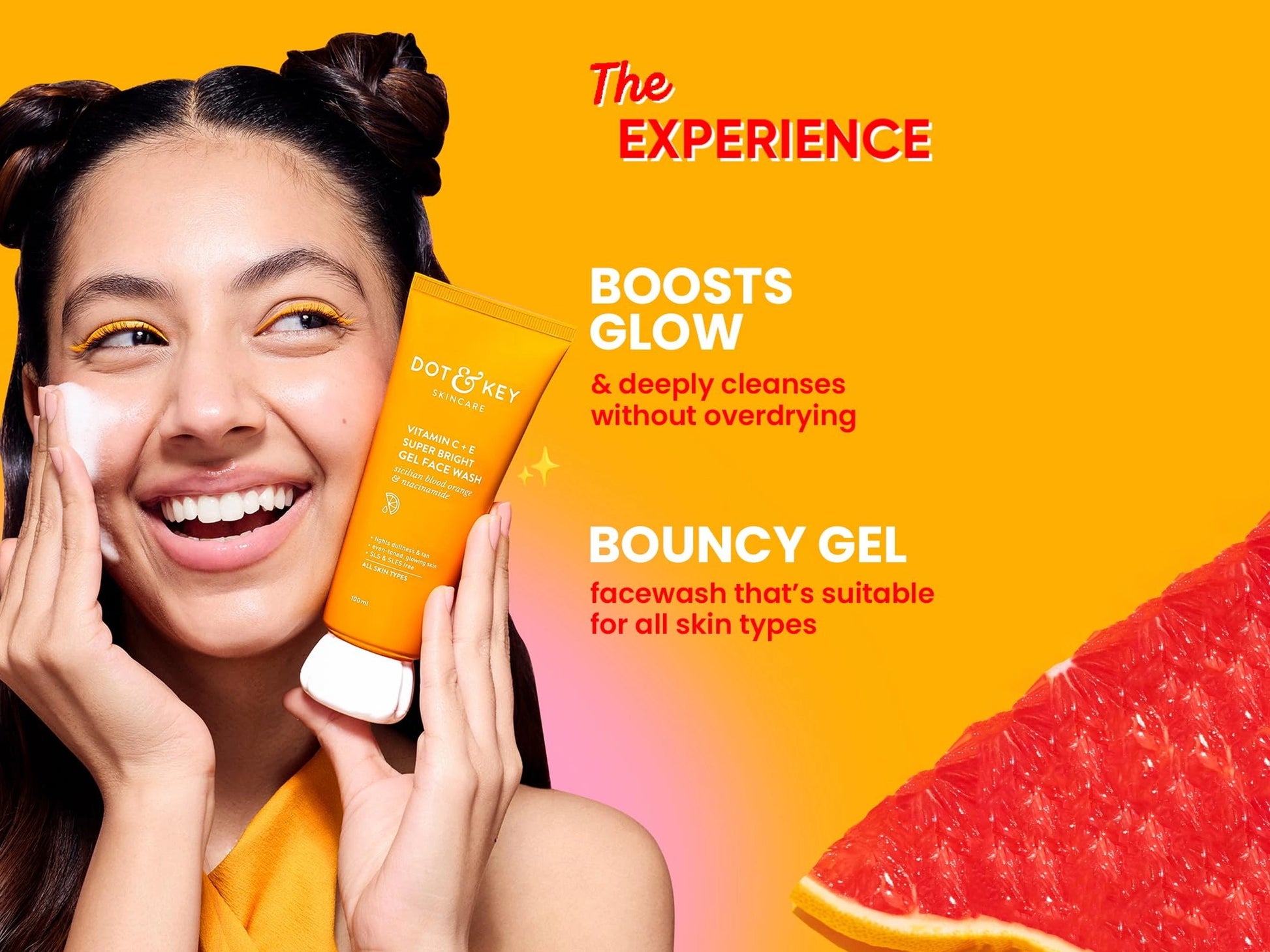 Dot and  Key Vitamin C  E Super Bright Gel Face Wash