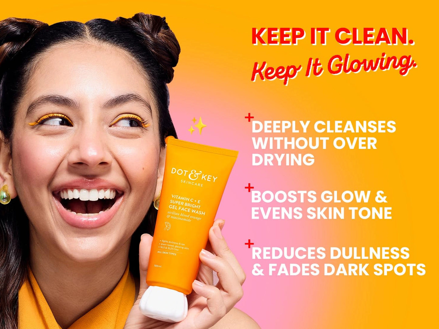 Dot and  Key Vitamin C  E Super Bright Gel Face Wash