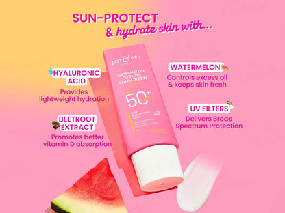 Dot and  Key Watermelon Cooling Aqua-Gel Sunscreen SPF 50 PA
