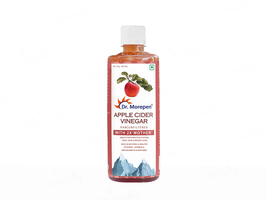 Dr. Morepen Apple Cider Vinegar With 2X Mother Raw and  Unfiltered