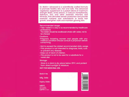 Dr. Morepen Biotin Advanced Tablet