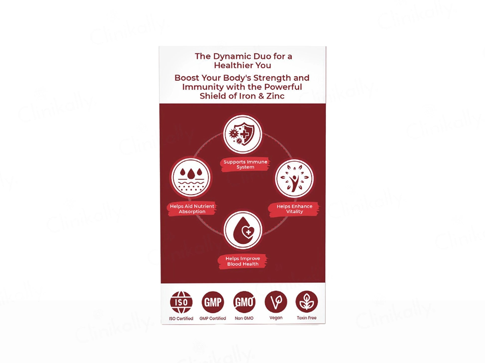 Dr. Morepen Iron and  Zinc, L-Methyl Folate, Vitamin C and  B12 Tablet