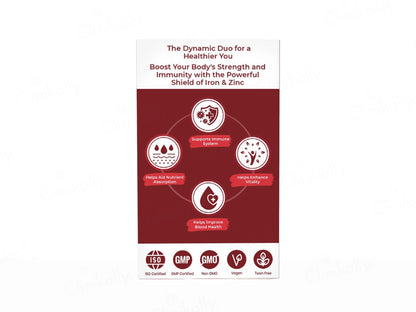 Dr. Morepen Iron and  Zinc, L-Methyl Folate, Vitamin C and  B12 Tablet