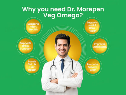 Dr. Morepen Veg Omega-3, 6, 7 and  9 Capsule