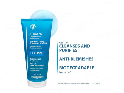 Ducray Keracnyl Gel Moussant