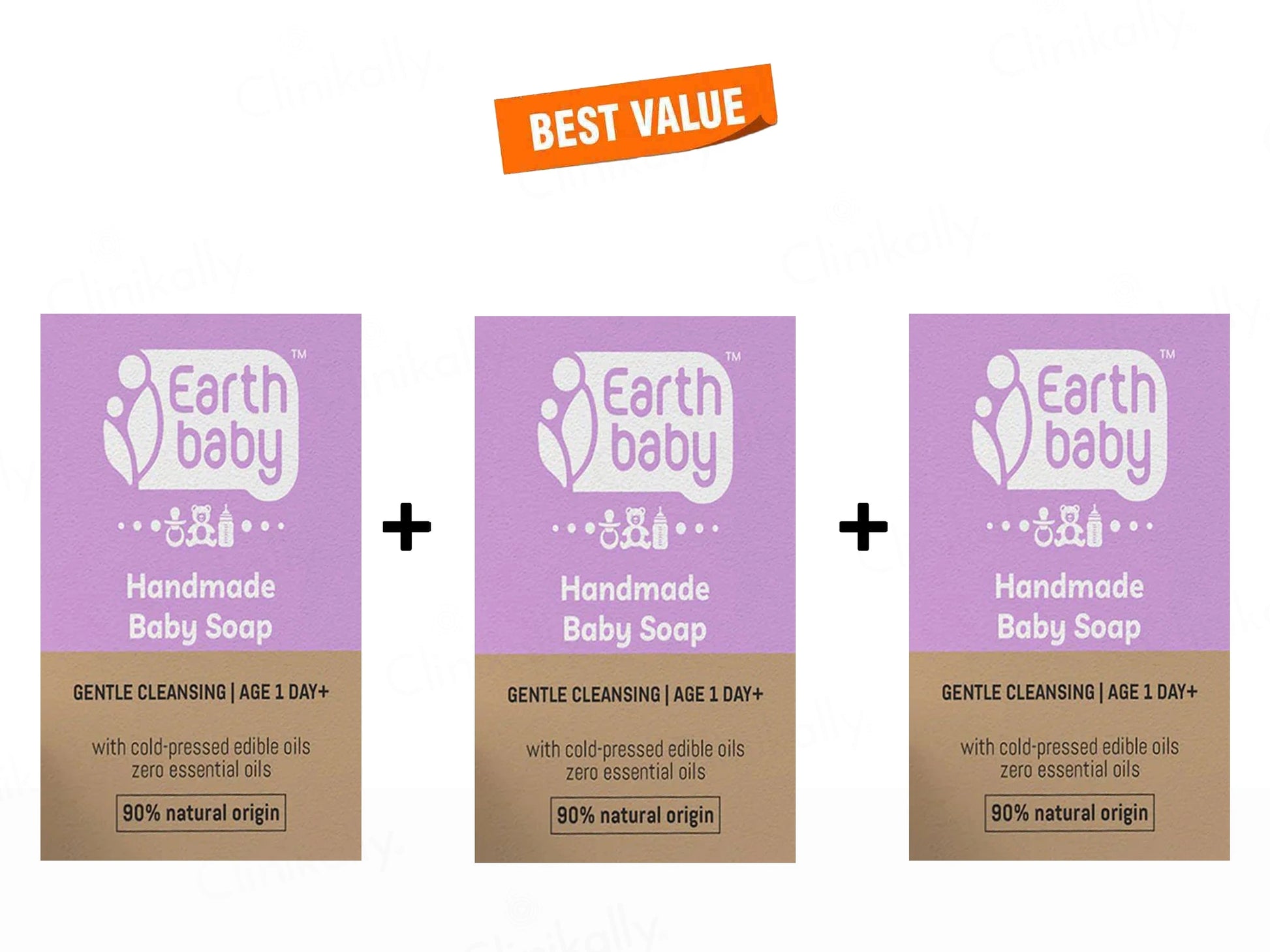 Earth Baby Handmade Gentle Cleansing Baby Soap Age 1 Day