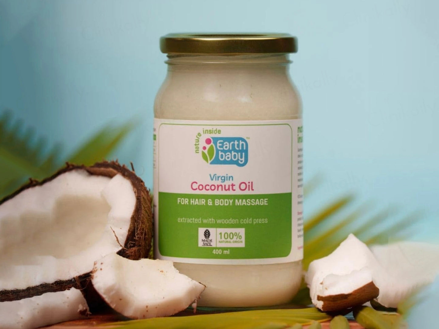 Earth Baby Virgin Coconut Oil For Hair and  Body Massage