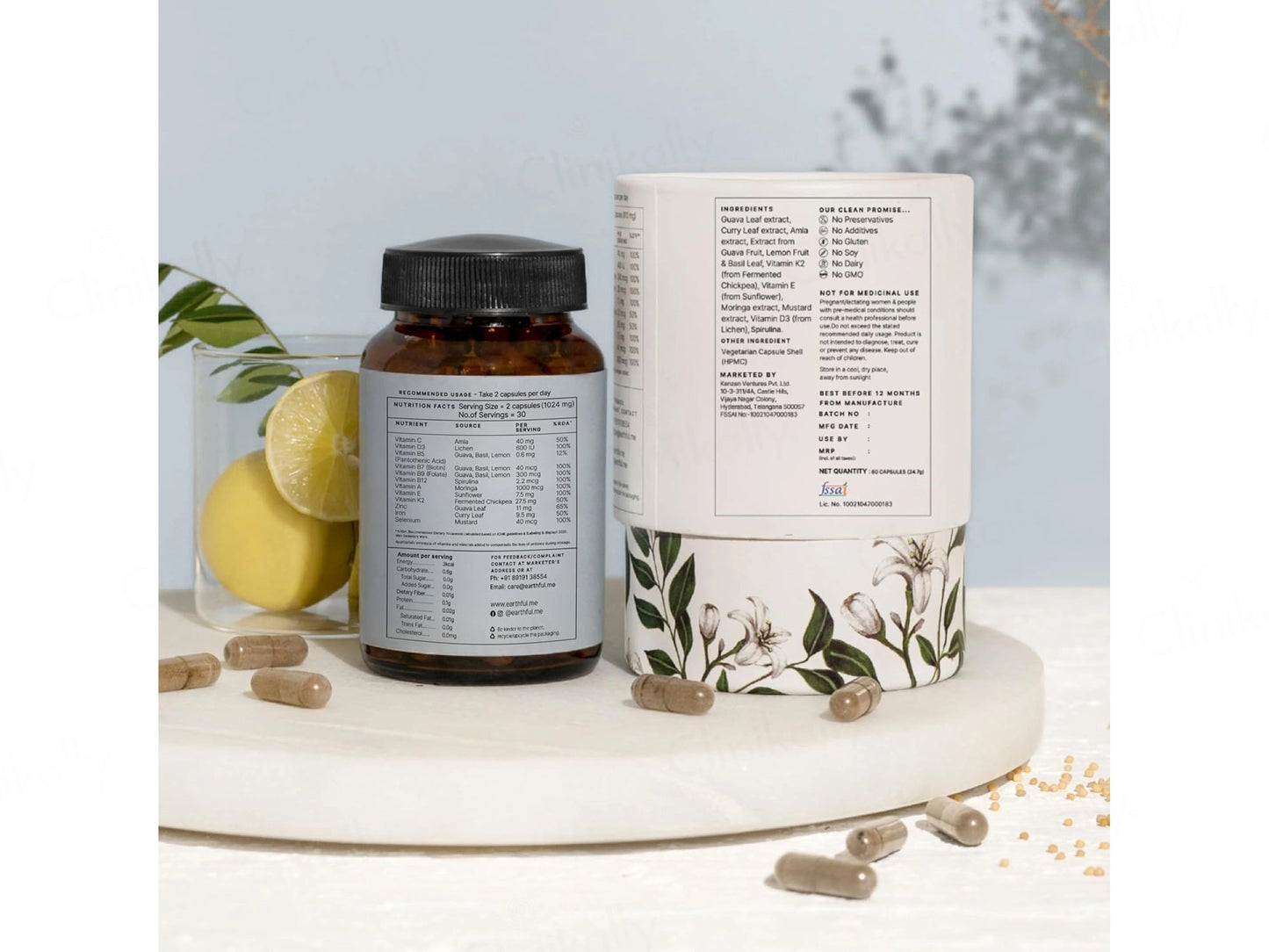 Earthful Men Multivitamin 18 Nutraceutical Veg Capsule