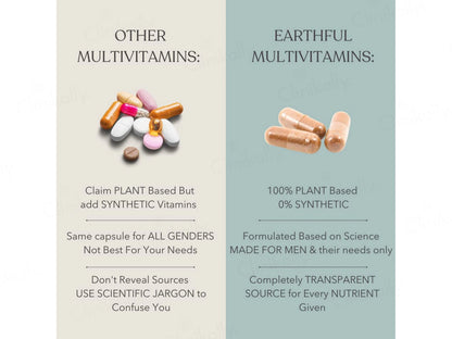 Earthful Men Multivitamin 18 Nutraceutical Veg Capsule