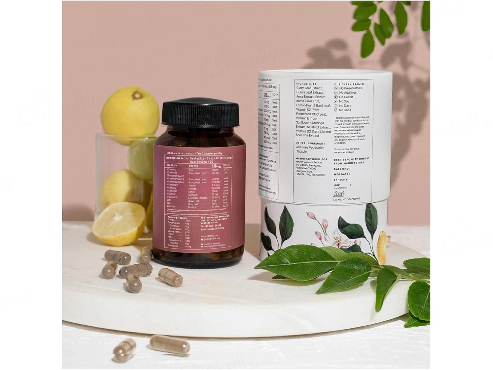 Earthful Women Multivitamin 18 Nutraceutical Veg Capsule