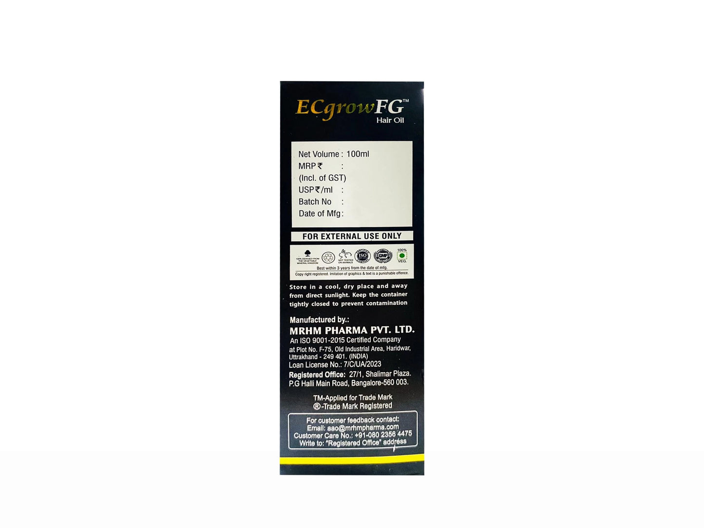 Ecgrow FG Hair Oil