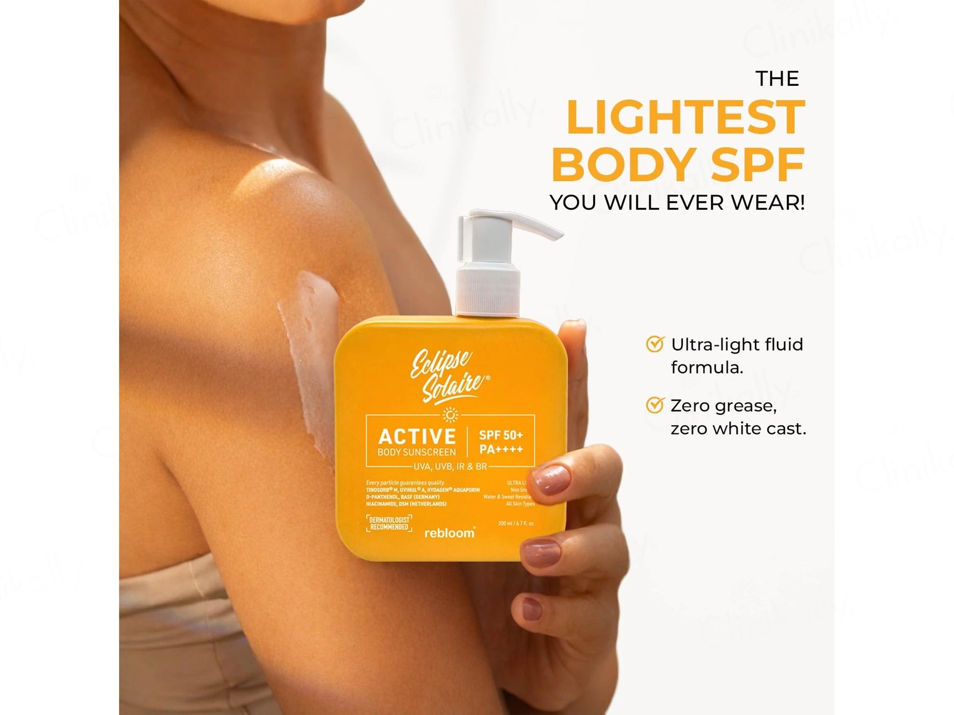Eclipse Solaire Active Body Sunscreen SPF 50 PA