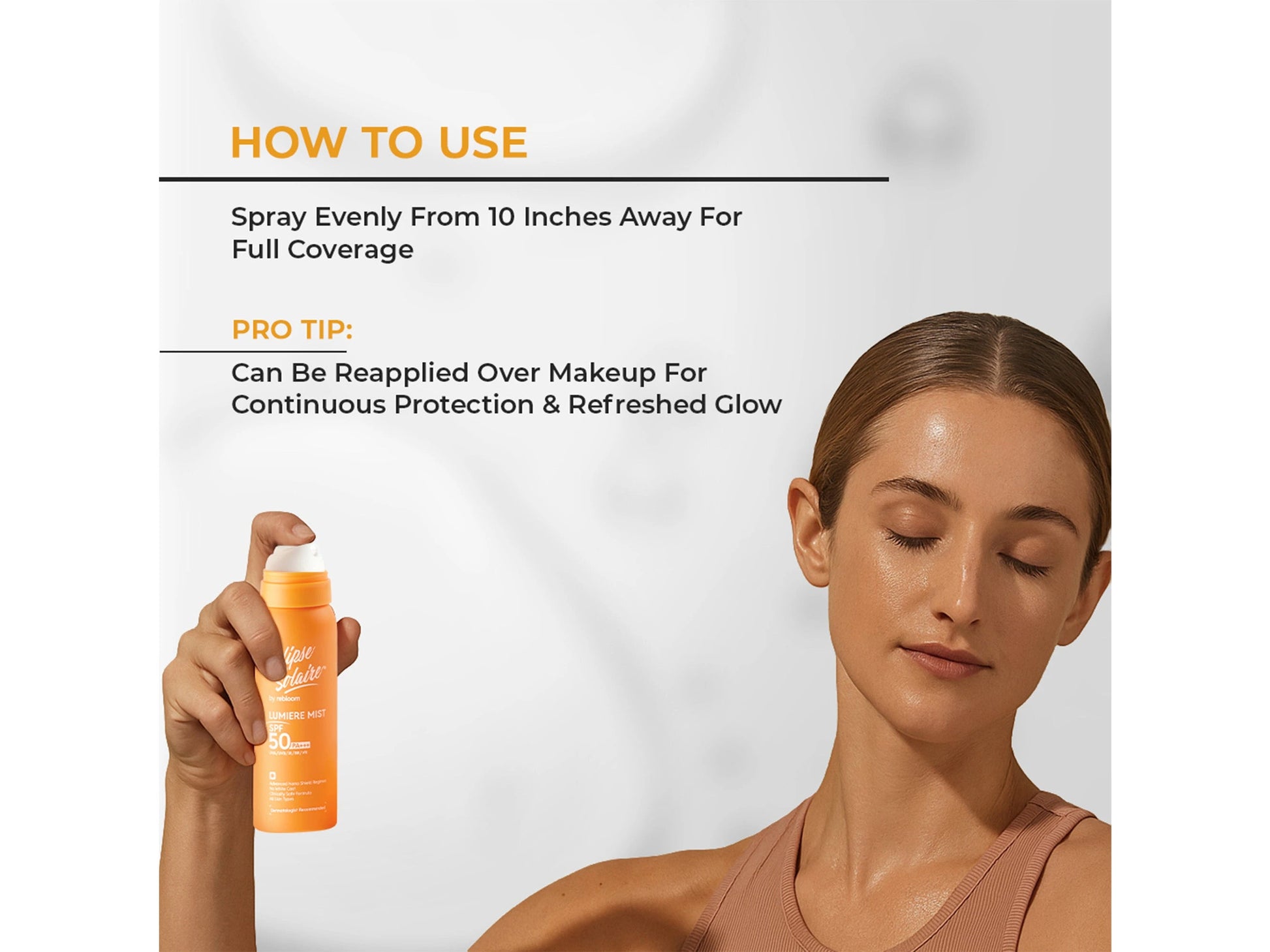 Eclipse Solaire Lumiere Mist Sunscreen Spray SPF 50 PA