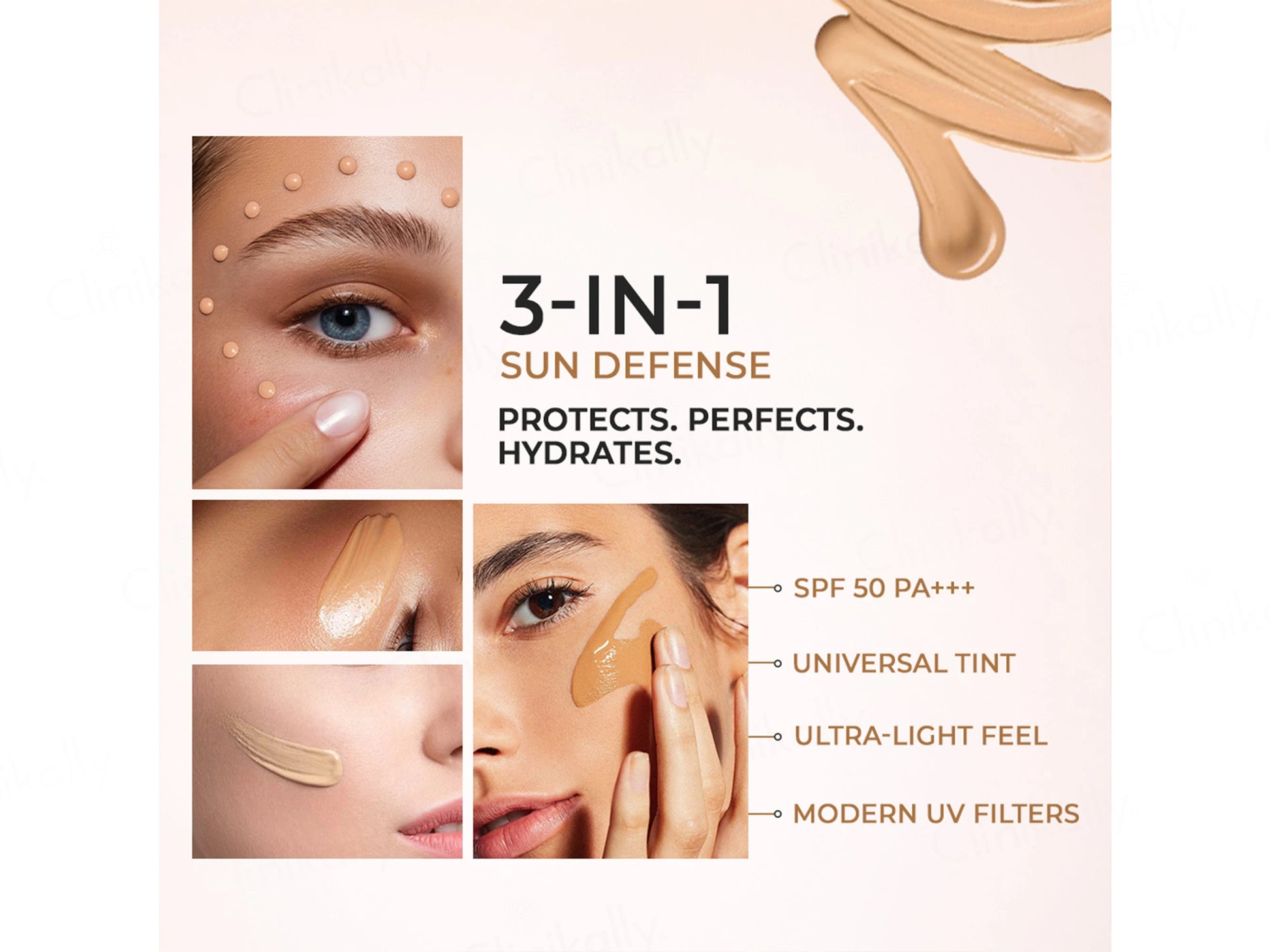 Eclipse Solaire Tinted Aqua Fusion Sunscreen SPF 50 PA